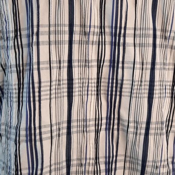 TanJay Jacket Top Shacket Womens 10 Metallic Buttons 3/4‎ Sleeve Casual - Picture 12 of 14